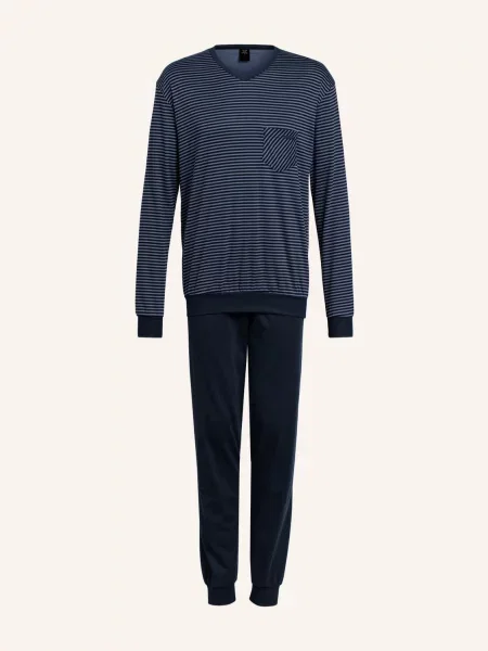 Calida Piżama Relax Streamline blau granatowa