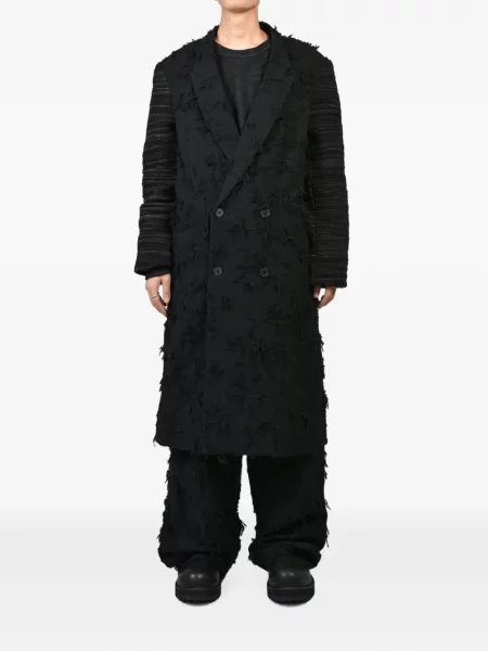 Palton Filth din jacard negru