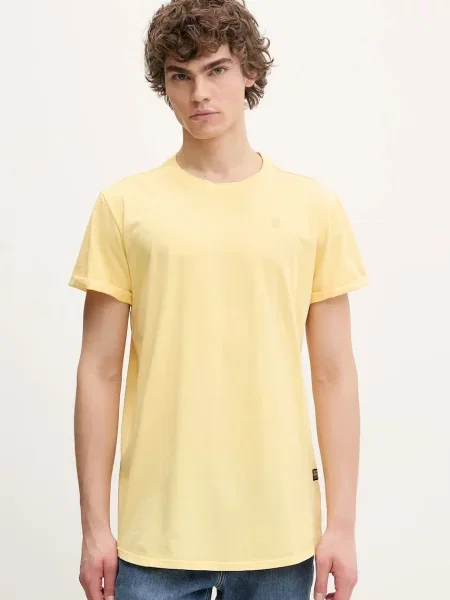 G-Star t-shirt ανδρικό Lash κίτρινο