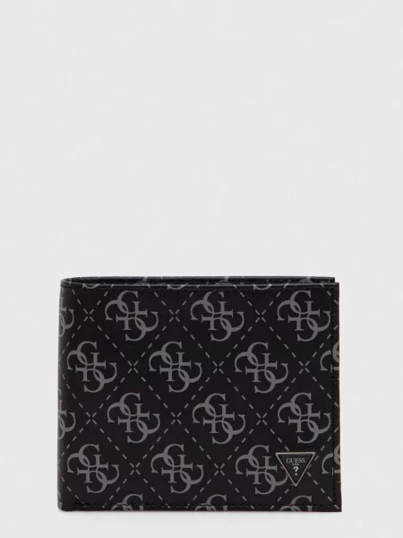Guess Veľká pánska peňaženka Vezzola Leather Slg SMVELE čierna