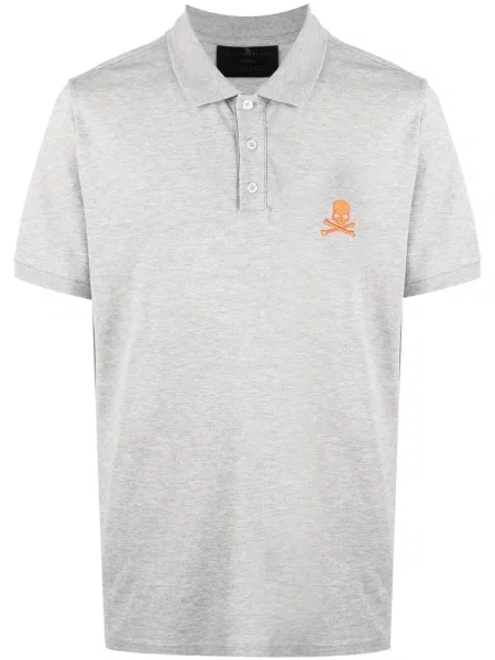 Polo Philipp Plein cu imagine gri