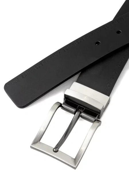 Cu centură curea Armani Exchange cu cataramă negru