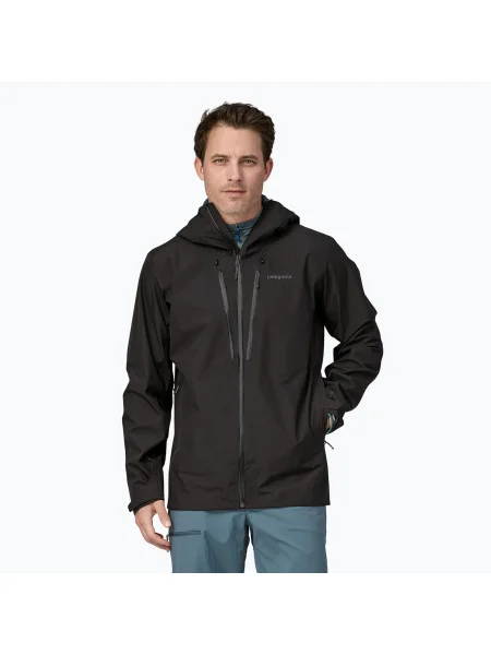 Geacă de ploaie pentru bărbați Patagonia Triolet black negru