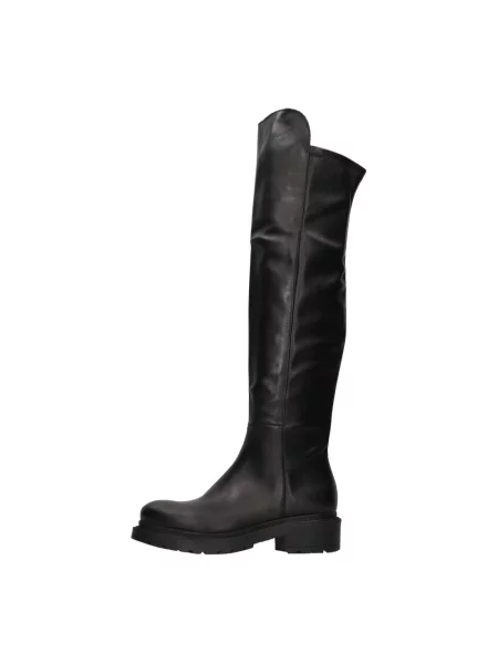 Kozaki Metisse skórzane czarne