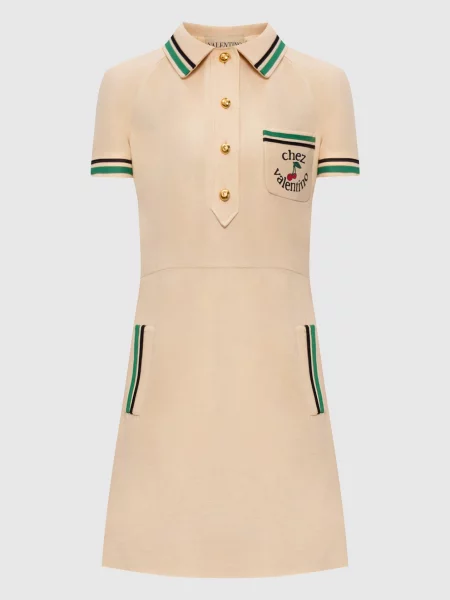 Платье Valentino бежевое