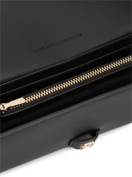 TOMMY HILFIGER Listová kabelka čierna