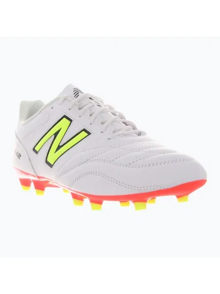 New Balance Team V2 FG cizme de fotbal pentru bărbați alb