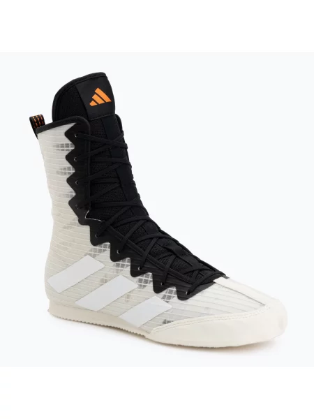 Boxerské topánky adidas Box Hog 4 biela