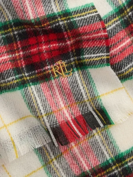LAUREN RALPH LAUREN Set Fular și Căciulă Crem bej