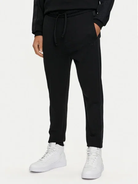Hugo Pantaloni trening Tonal Logo negru