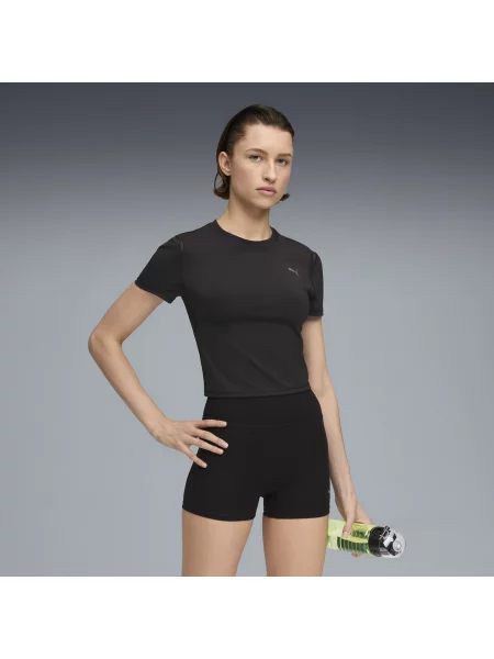 Krótka koszulka treningowa PUMA SHAPE czarna