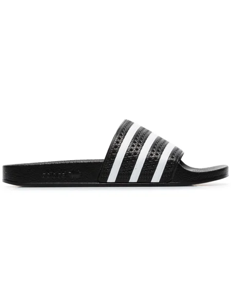 Papuci Adidas cu dungi alb