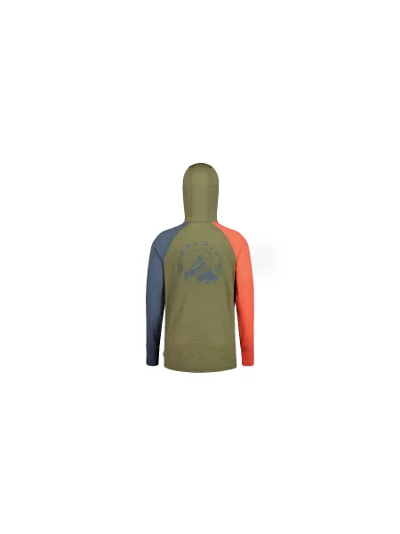 Maloja Zrodom Mężczyźni Bluzy i bluzy z kapturem Maloja Zielony Size: M niebieska