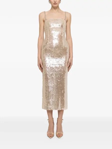 Rochie midi Nissa cu spatele deschis