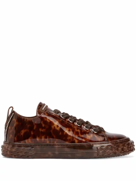 Sneakerși Giuseppe Zanotti din piele maro