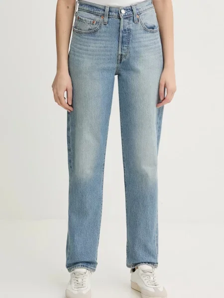 Levi's blugi pentru femei CROP albastru