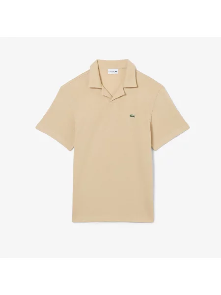Классическое поло Lacoste бежевое