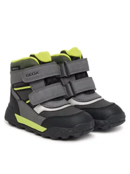 Geox Sniego batai B Trekkyup Boy B Abx S juoda