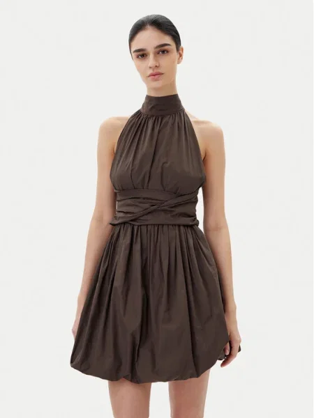 ViCOLO Rochie cocktail maro