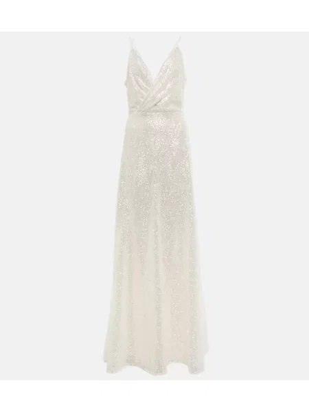 Rochie Costarellos din tul alb