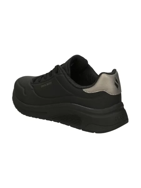 Sneakersy Skechers zamszowe czarne