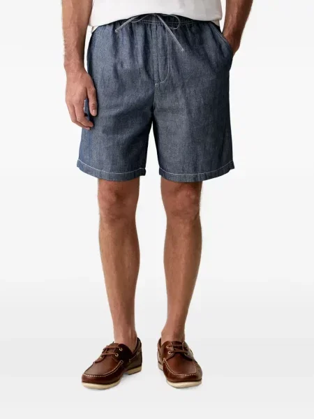Pantaloni scurți Benetton cu cordon albastru