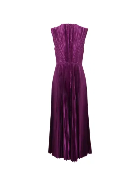 Rochie midi Ulla Johnson din satin violet