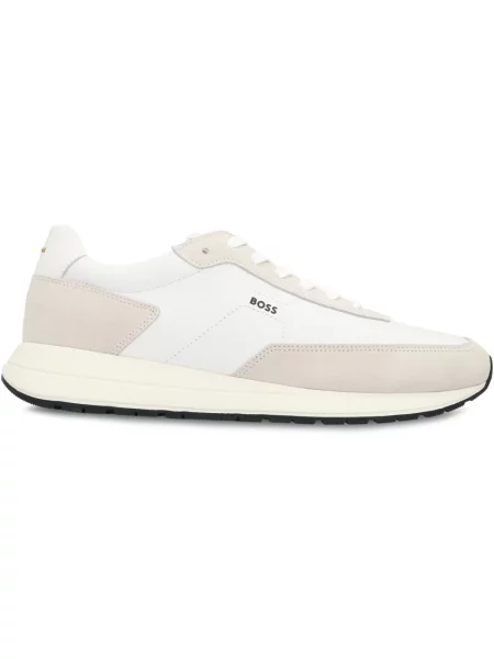 Sneakersy Hugo skórzane białe