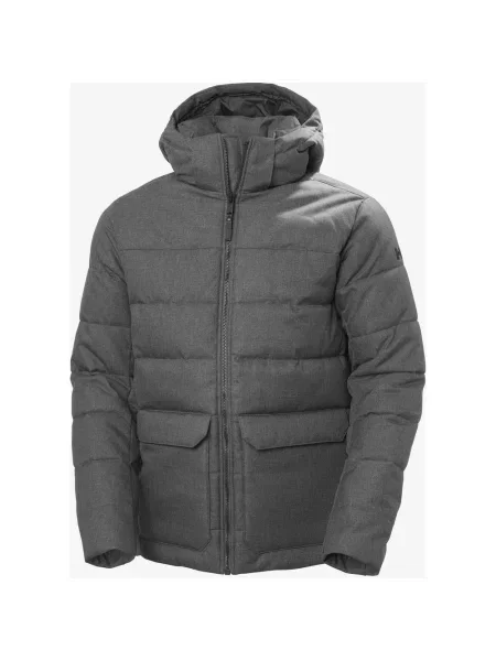 Kurtka z kapturem Helly Hansen Chill Puffy ciemnoszary S szara