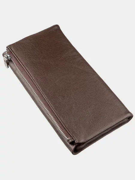 ST Leather Accessories Гаманець Шкіра коричневий