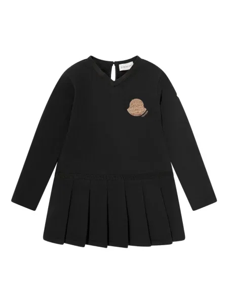 Sukienka dziecięca Moncler Enfant czarna