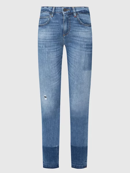 Джинси з ефектом Color Block Max & Co блакитні