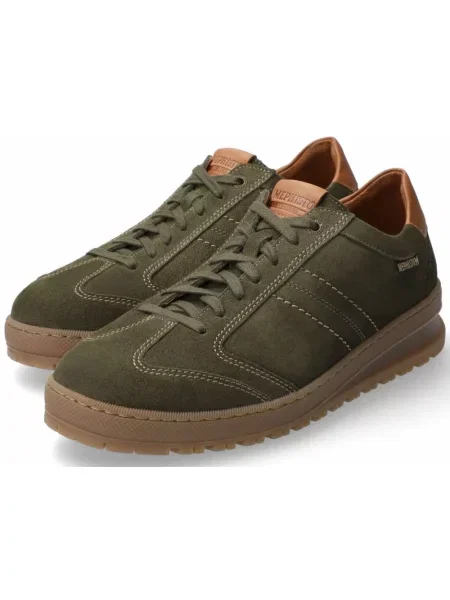 Sneakersy Mephisto zamszowe zielone