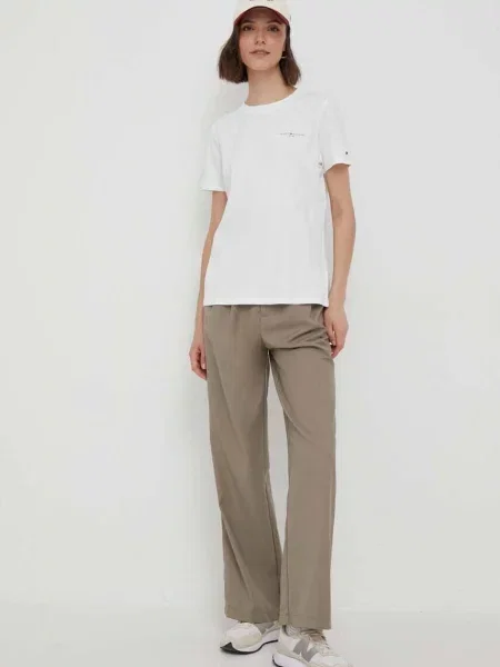 Tommy Hilfiger t-shirt beżowy