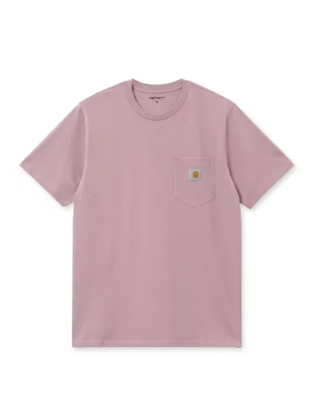 T-shirt o kroju regular fit z brustaszą Carhartt Work In Progress różowa