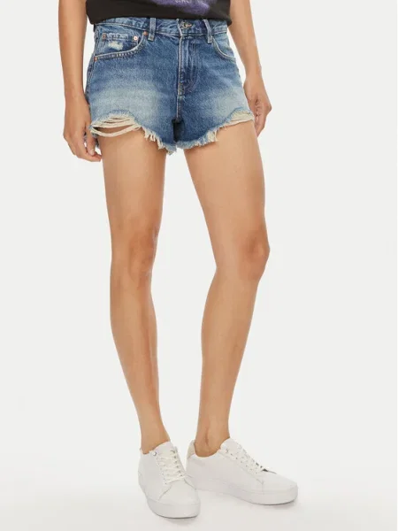 Gina Tricot Pantaloni scurți de blugi Galla albastru