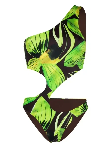 Strój kąpielowy Louisa Ballou z nadrukiem czarny