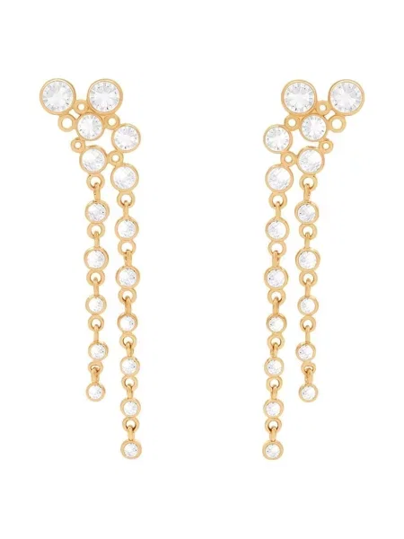 Pozlaćene naušnice Lilou Sparkling zlatna