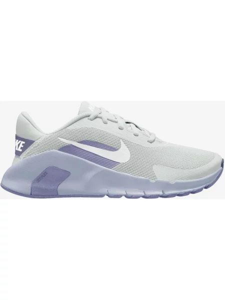 Buty do biegania Nike Flex Train szaro jasny fioletowy białe