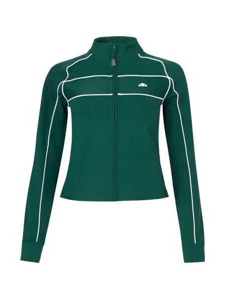 ELLESSE Hanorac Thayn verde închis alb