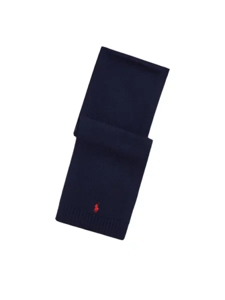 Šal Polo Ralph Lauren Mornarsko modra