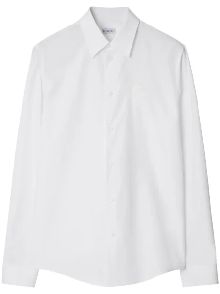 Cămașă Burberry cu broderie alb
