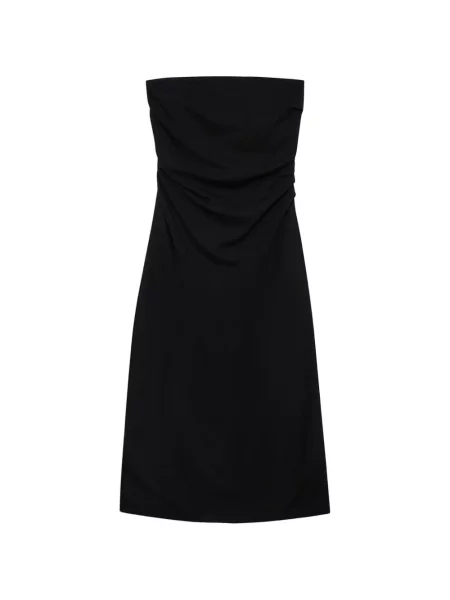 Rochie midi Anine Bing fără bretele negru