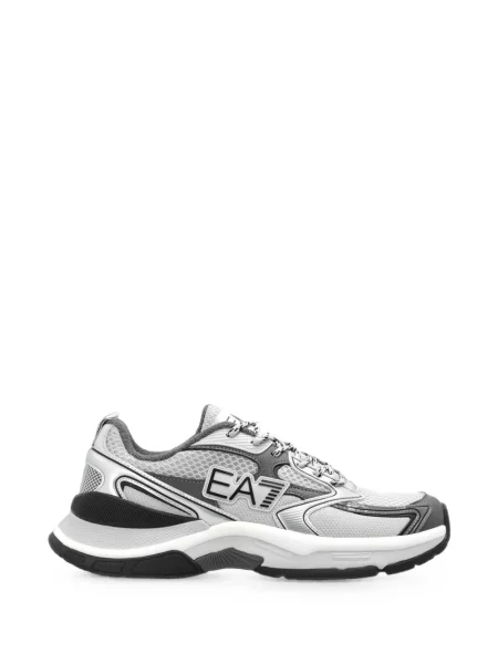 Sneakerși Ea7 Emporio Armani cu aplicații gri