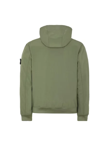 Lekka kurtka Stone Island z kamieniami zielona