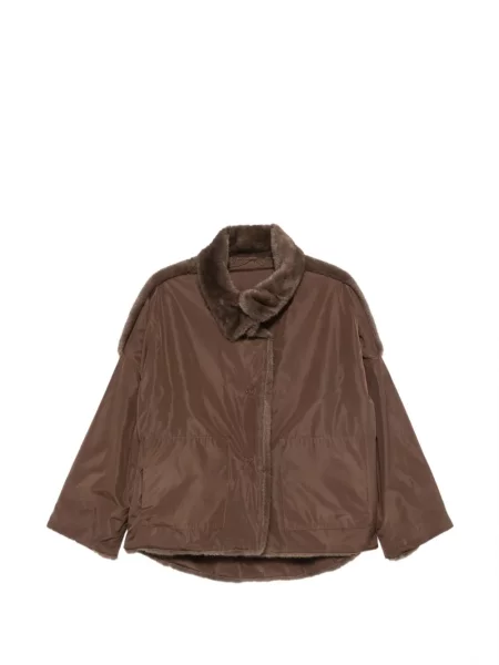 Scurt reversibil palton de blană Collection Privée? cu blană maro