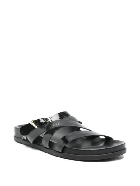 Sandale Ancient Greek Sandals sa kopčom crna