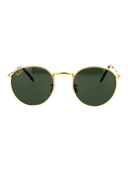 Órák & Ékszerek Ray-ban Occhiali da Sole New Round zöld