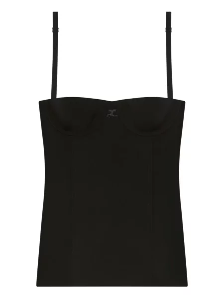 Sutien Courreges negru