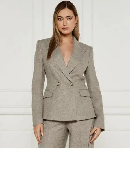 BOSS BLACK Sacou Jia cu adaos de lână negru